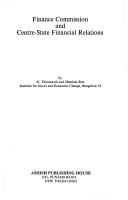 Finance Commission and centre-state financial relations