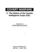 HIST COUNTER INTEL CORPS (CIC) (Covert Warfare No. 11)