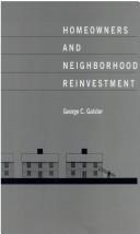 Homeowners and neighborhood reinvestment