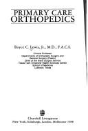 Primary care orthopedics