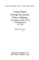 United States foreign economic policy-making