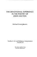 The devotional experience in the poetry of John Milton
