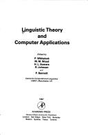 Linguistic theory and computer applications