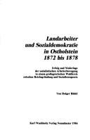 Landarbeiter und Sozialdemokratie in Ostholstein, 1872 bis 1878