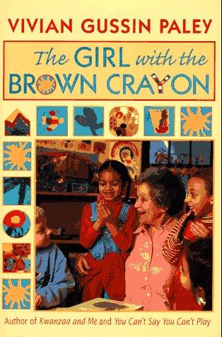 The girl with the brown crayon