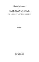 Vaterlandstage und die Kunst des Verschwindens