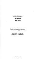 Aux origines du sacré biblique