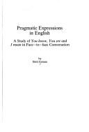 Pragmatic expressions in English