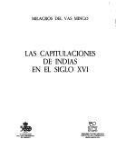 Las capitulaciones de Indias en el siglo XVI