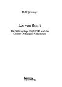 Los von Rom?