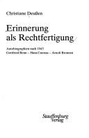 Erinnerung als Rechtfertigung