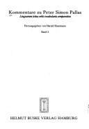 Wissenschaftsgeschichtliche Beiträge zur Erforschung indogermanischer, finnisch-ugrischer und kaukasischer Sprachen bei Pallas
