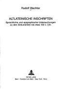 Nomen und Verb im melanesischen Tuna (Tolai)
