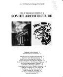 Uses of Tradition in Russian & Soviet Architecture