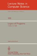 Logics of programs