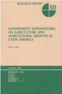 Government expenditures on agriculture and agricultural growth in Latin America