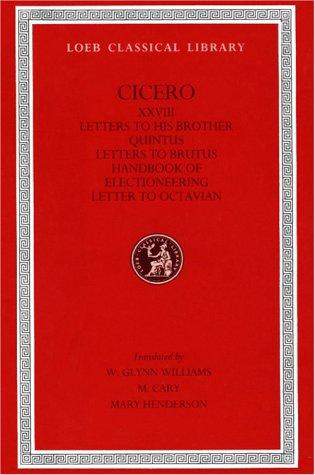 The letters to his brother Quintus
