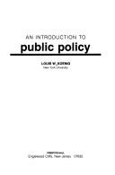An introduction to public policy