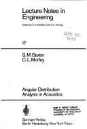 Angular distribution analysis in acoustics