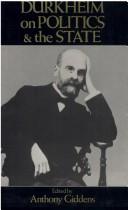 Durkheim on politics and the state