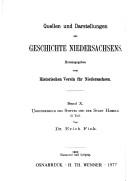 Urkundenbuch des Stiftes und der Stadt Hameln