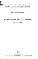 Współczesny dramat egipski lat 1870-1975