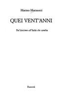 Quei vent'anni