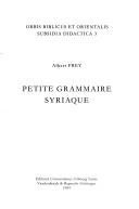 Petite grammaire syriaque