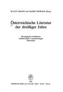 Österreichische Literatur der dreissiger Jahre