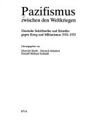 Pazifismus zwischen den Weltkriegen