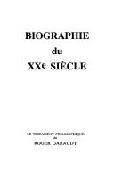 Biographie du XXe siècle