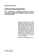Erkenntnisansprüche