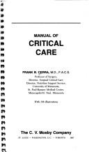 Manual of critical care
