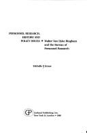 Personnel research, history, and policy issues