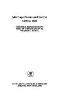 Marriage poems and satires, 1670 to 1800