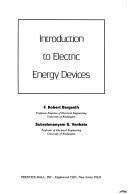 Introduction to electric energy devices