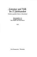 Literatur und Volk im 17. Jahrhundert