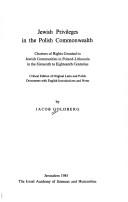 Jewish privileges in the Polish commonwealth