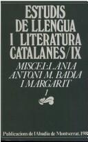 Miscel·lània Antoni M. Badia i Margarit