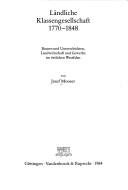 Ländliche Klassengesellschaft 1770-1848