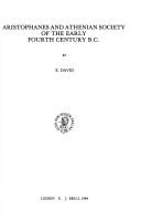 Aristophanes and Athenian society of the early fourth century B.C