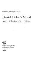 Daniel Defoe's moral and rhetorical ideas