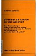 Schreiben als Antwort auf den Abschied
