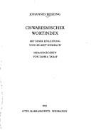 Chwaresmischer Wortindex