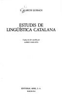 Estudis de lingüística catalana