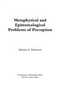 Metaphysical and epistemological problems of perception