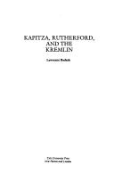 Kapitza, Rutherford, and the Kremlin