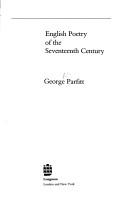 English poetry of the seventeenth century