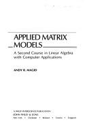 Applied matrix models