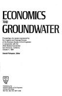 Economics and groundwater